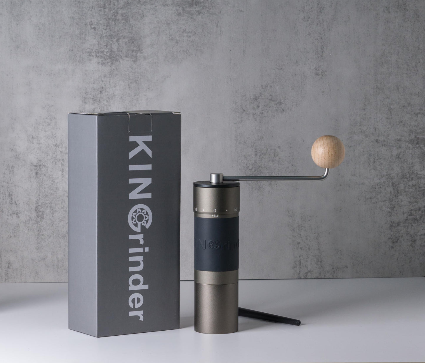 KINGRINDER K6 Manual Hand Coffee Grinder - Stainless Steel Burr Mill
