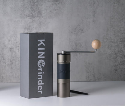 KINGRINDER K6 Manual Hand Coffee Grinder - Stainless Steel Burr Mill