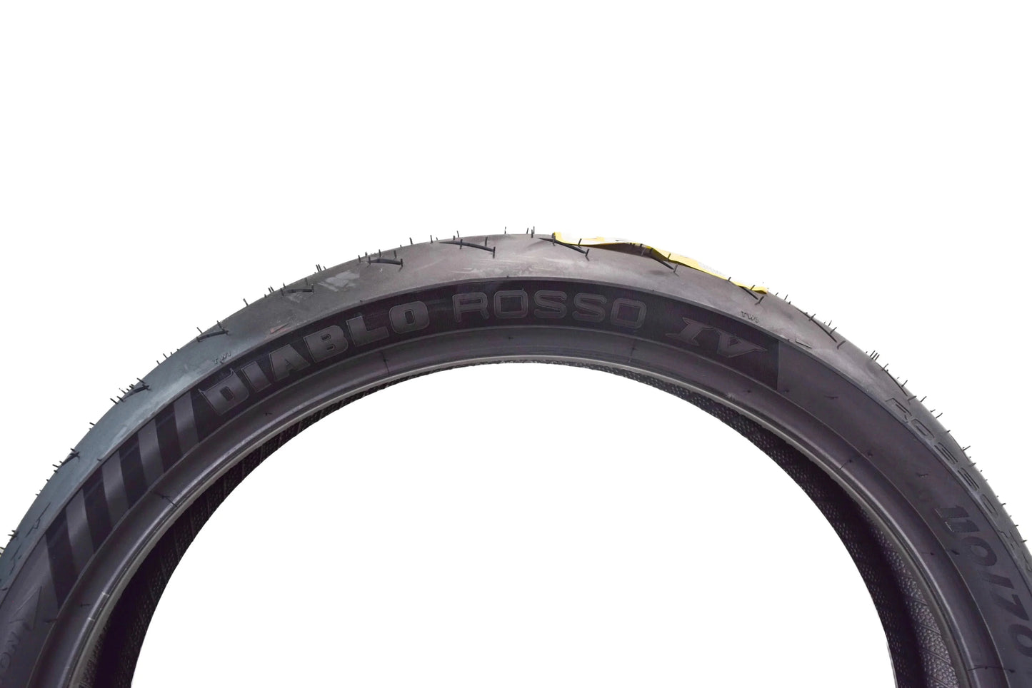 Pirelli Diablo Rosso IV Motorcycle Tires Set Front 110/70ZR17 & Rear 190/55ZR17 with Bonus Keychain