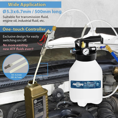 Patented 10L Automatic Transmission Fluid Pump ATF Refill System Dispenser Extractor with 21 Pcs ATF Filler Adapters&Refilling Funnel + Drainer and Refill Kit