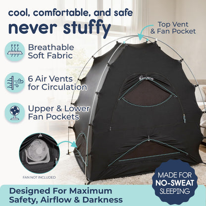 HICCAPOP Daydreamer Blackout Tent for Pack and Play Cribs