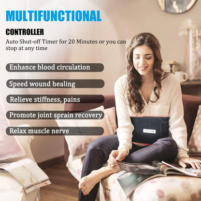 Red Light Therapy for Neck and Shoulder Pain Relief 850nm Near Infrared Therapy Set Wearable Wrap Devices for Upper Back Neck Shoulders Body Muscle Relax Home Use Treatment Pad FDA Cleared