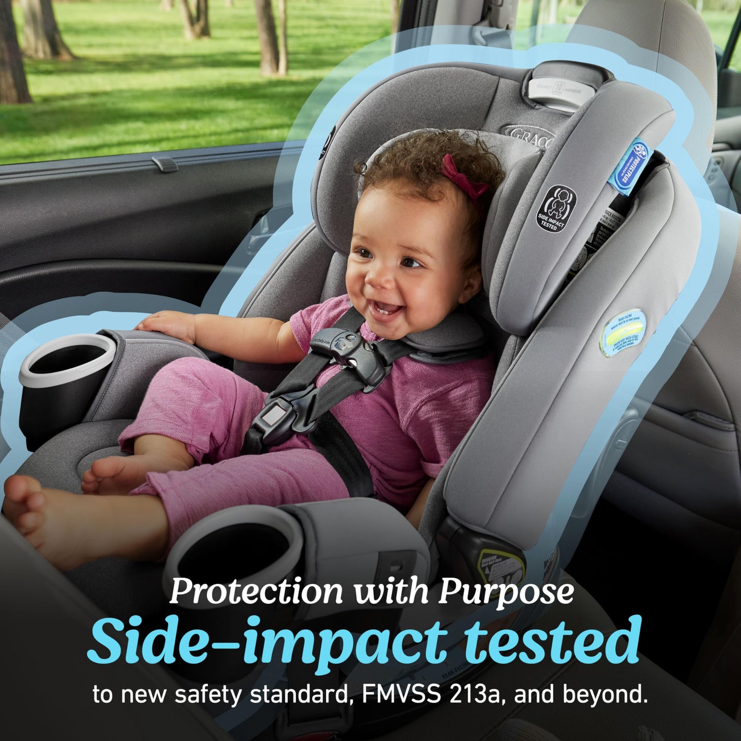 GRACO 4Ever DLX 4-in-1 Car Seat - Infant to Toddler Safety