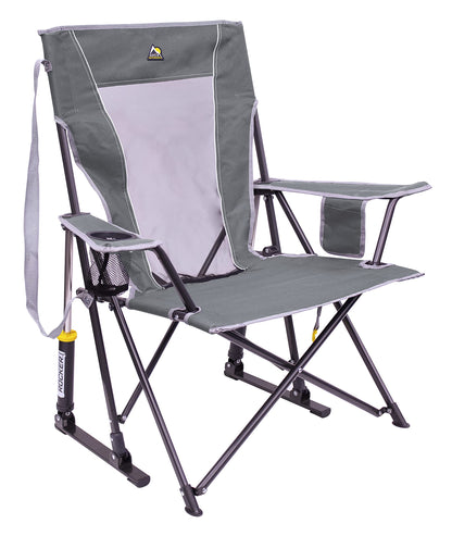 GCI OUTDOOR Sunshade Rocker Outdoor Rocking Chair with Canopy