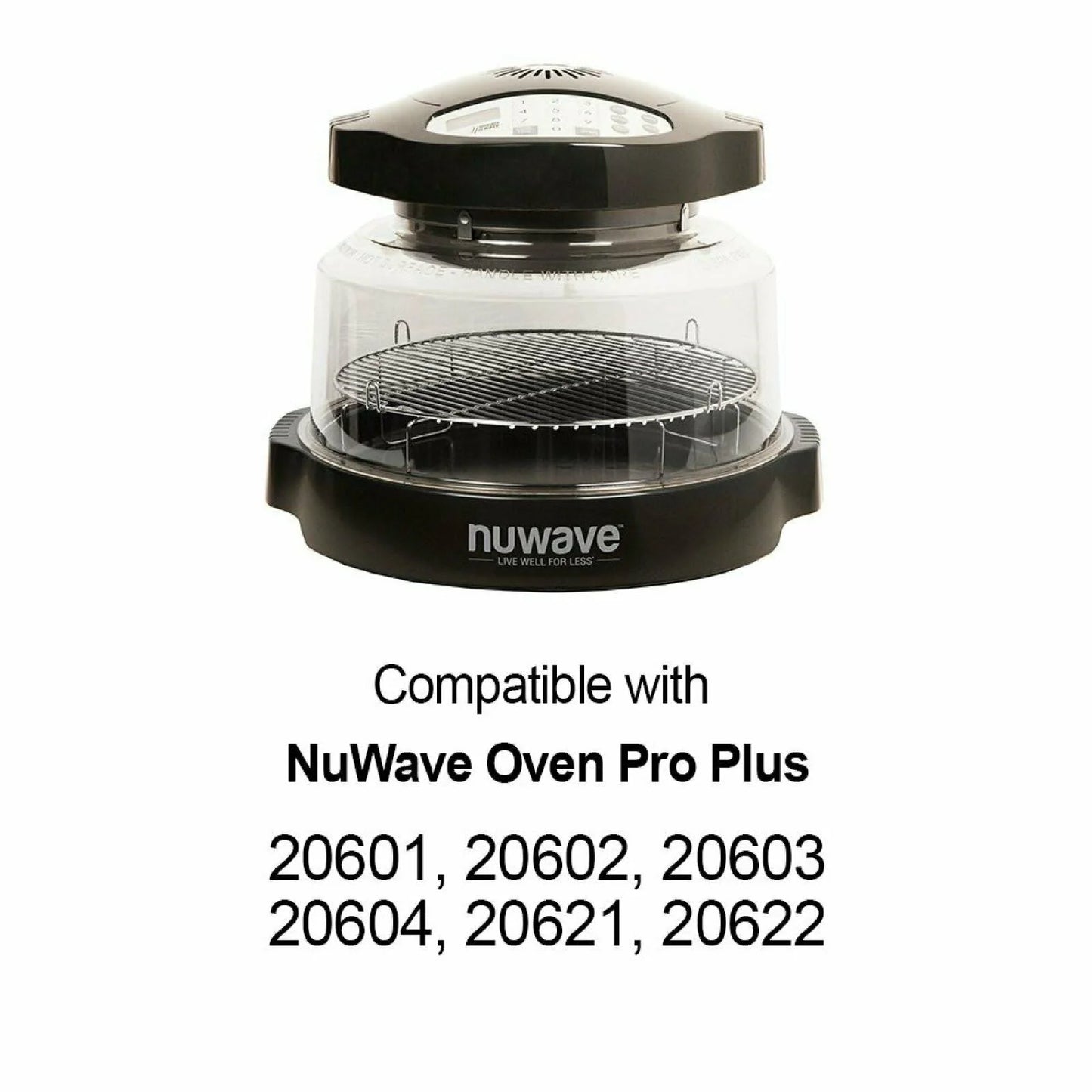 NuWave Oven Pro Plus Replacement Dome – Durable Polycarbonate, Dishwasher Safe, Genuine Manufacturer Part