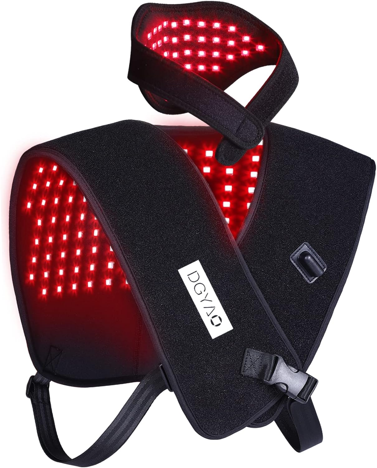 Red Light Therapy for Neck and Shoulder Pain Relief 850nm Near Infrared Therapy Set Wearable Wrap Devices for Upper Back Neck Shoulders Body Muscle Relax Home Use Treatment Pad FDA Cleared