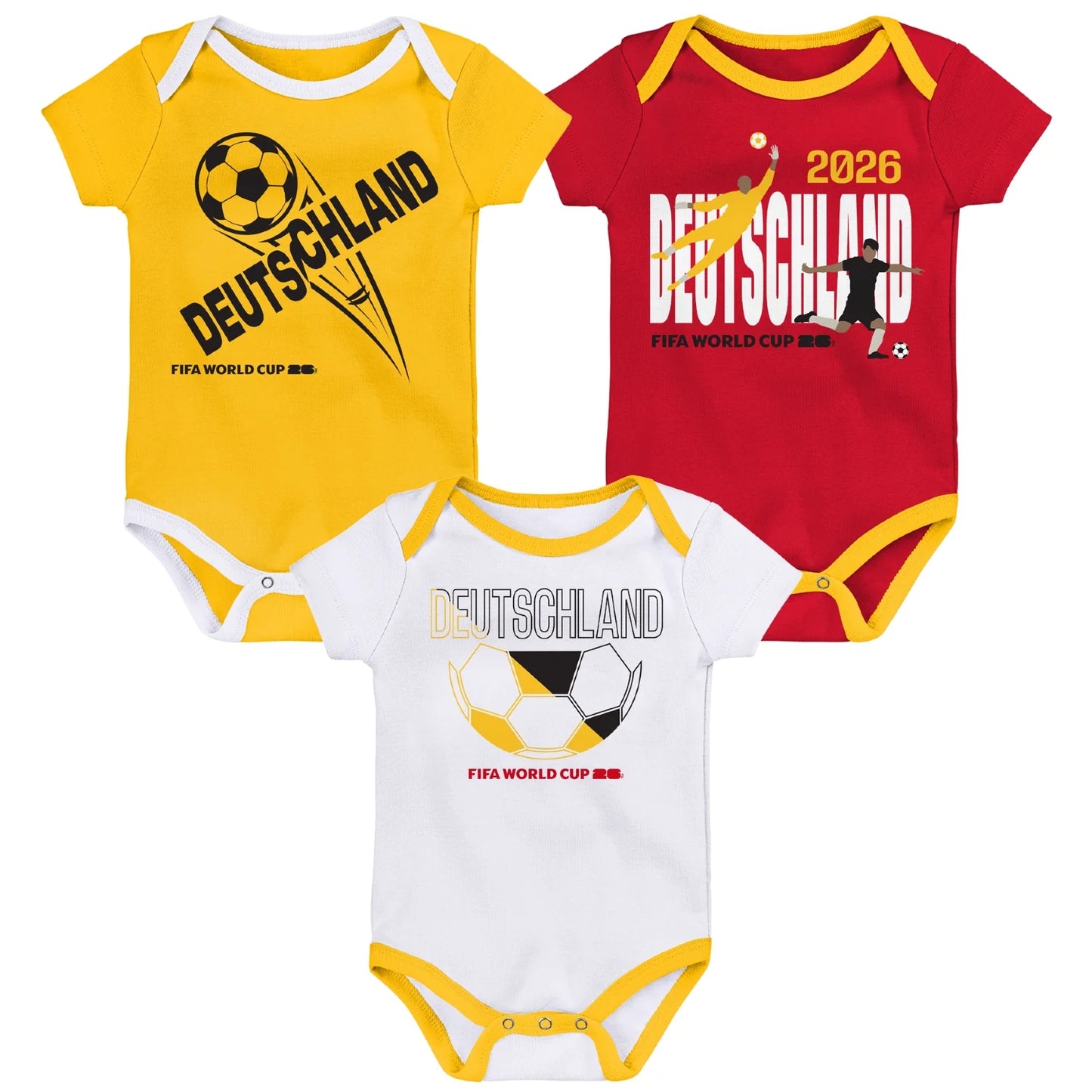 FIFA World Cup 2026™ Germany Onesie 3 Pack - Infant