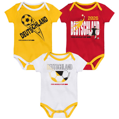 FIFA World Cup 2026™ Germany Onesie 3 Pack - Infant