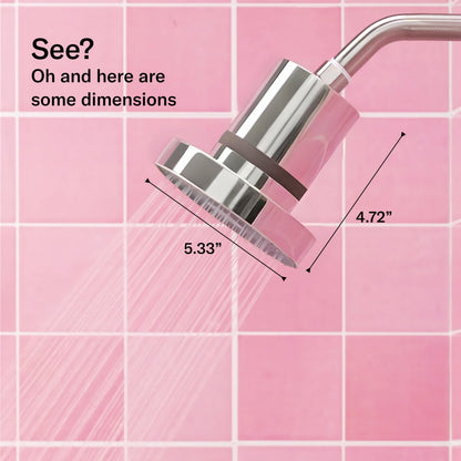 JOLIE SKIN COMPANY Jolie Filtered Showerhead - High Pressure Shower Filter