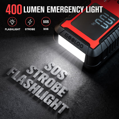 GOOLOO GT6000 Jump Starter - 6000A Auto Battery Booster