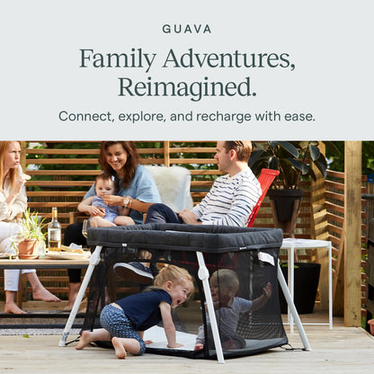 GUAVA FAMILY Travel Crib - Portable Baby Bed with Backpack Design