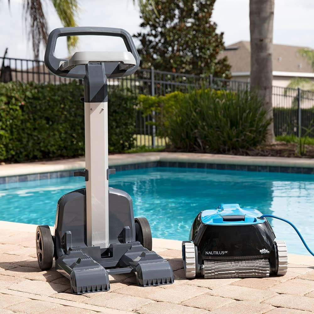 Dolphin Nautilus CC Robotic Pool Vacuum Cleaner All Pools up to 33 FT - Wall Climbing Scrubber Brush