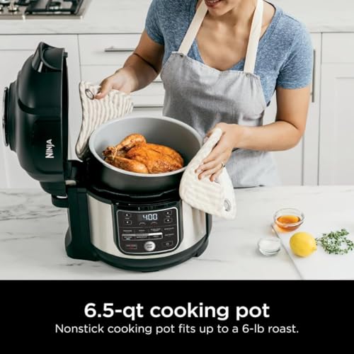 Ninja® Foodi® 10 in 1 6.5 Quart Pro Pressure Cooker Air Fryer Multicooker, Stainless, OS300: Home & Kitchen