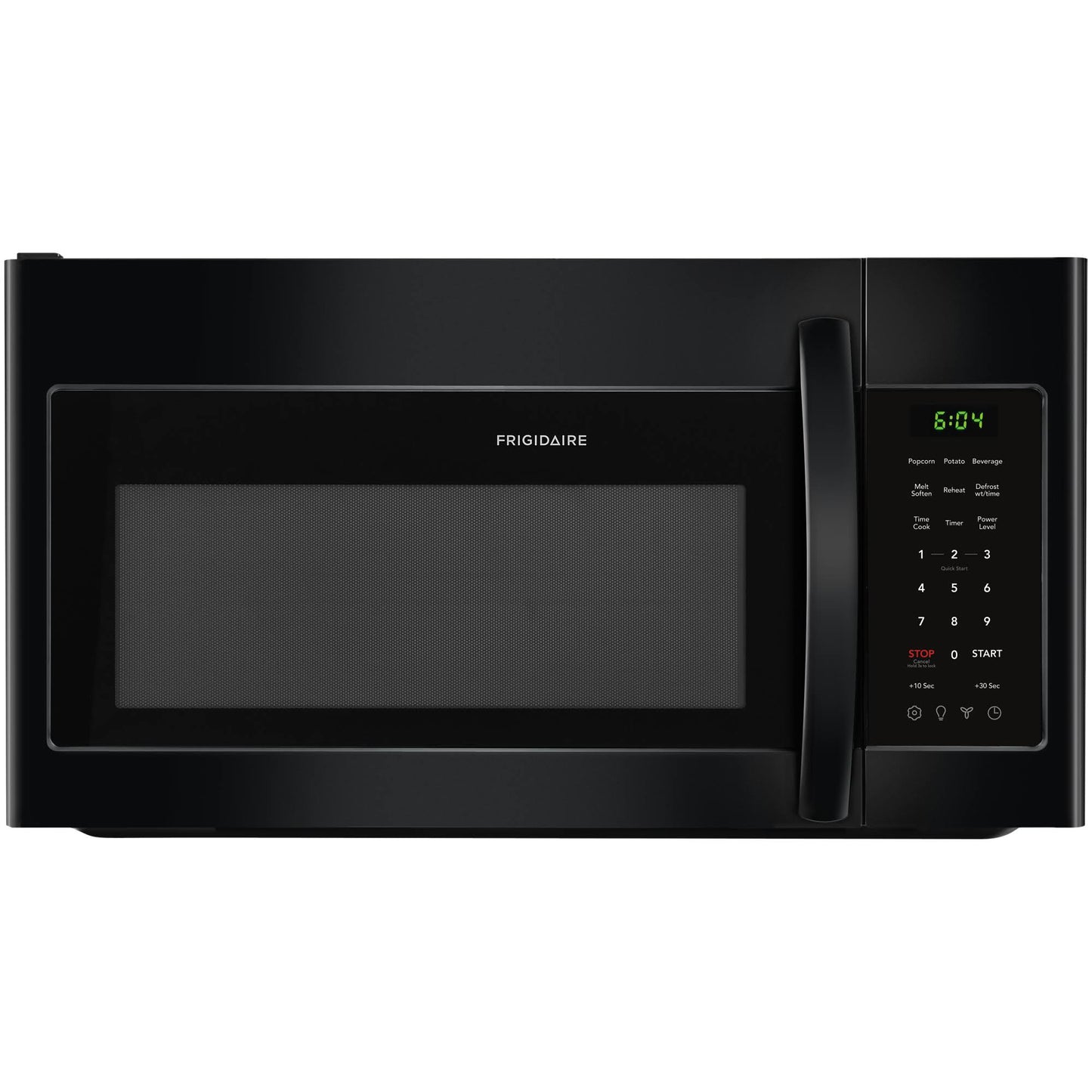 Frigidaire 1.8 cu.ft. Black Over the Range Microwave Oven with 1000W Power & 300 CFM Venting System