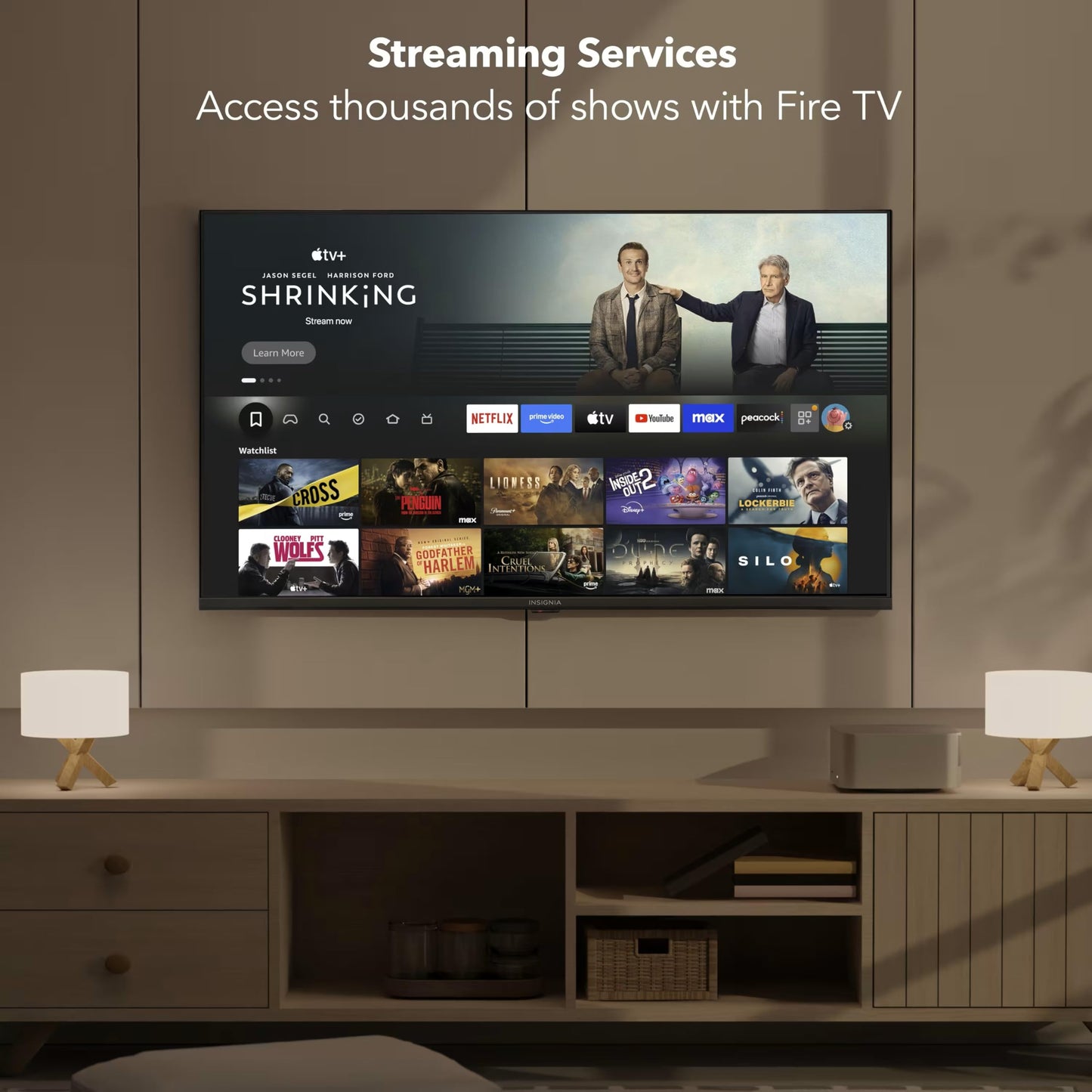 INSIGNIA 55-Inch F50 Series 4K UHD Smart LED TV with Alexa