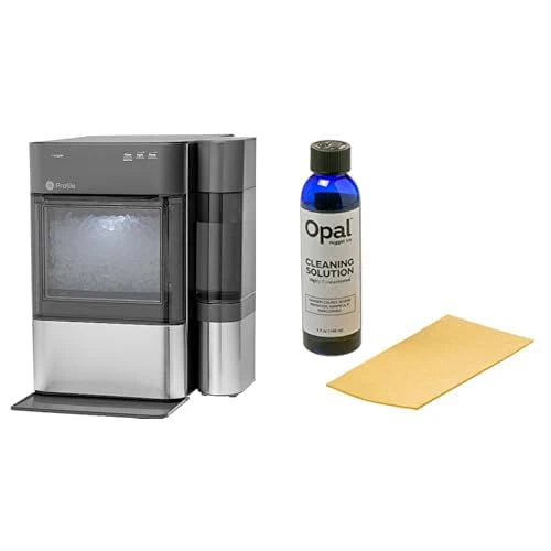 Countertop Nugget Ice Maker with Side Tank | Ice Machine with WiFi Connectivity | Smart Home Kitchen Essentials | Stainless Steel