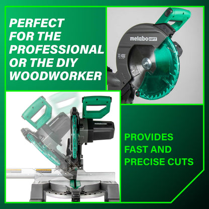METABO HPT 10-Inch Compound Miter Saw with Xact Cut Precision