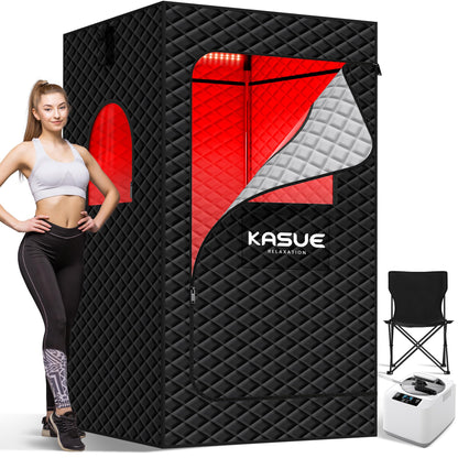 KASUE Portable Steam Sauna Tent - Infrared Home Spa