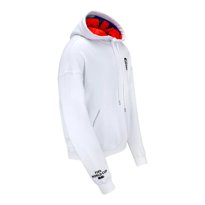 FIFA World Cup 2026™ Pattern White Hoodie - Unisex