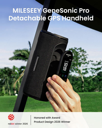 MILESEEY GeneSonic Pro Golf Speaker & GPS Rangefinder