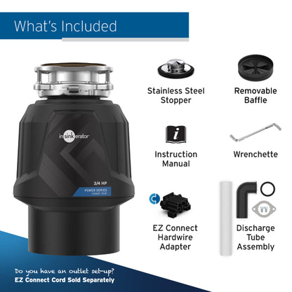 INSINKERATOR InSinkErator Power 0.75HP Continuous Feed Garbage Disposal