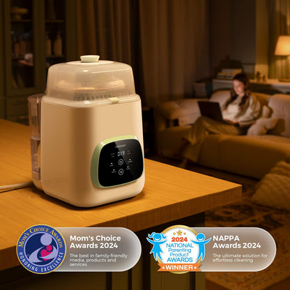 MOMCOZY KleanPal Pro Baby Bottle Washer & Sterilizer