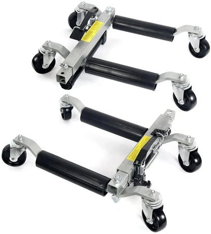 Stark Wheel Dolly Car Skates Vehicle Positioning Hydraulic Tire Jack Truck Rv Trailer Pick Up Dolly Ratcheting Foot Pedal