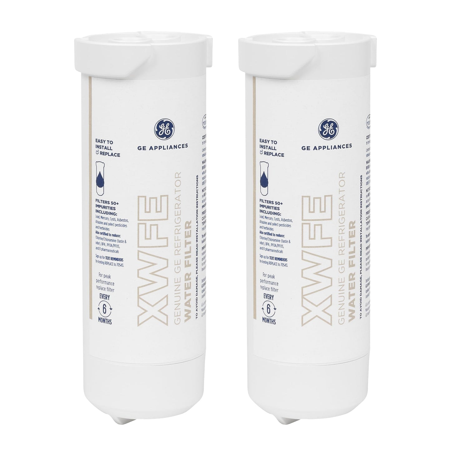 GE XWFE Refrigerator Water Filter - Lead & Impurities Reduction