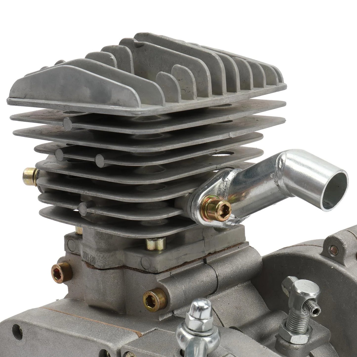 Zimtown 80cc 2 Stroke Engine Bike Motor Kit for 26′′ Bicycles, Silver White