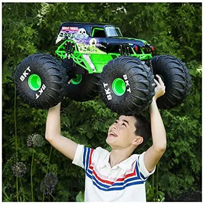 Monster Jam, Official Mega Grave Digger All-Terrain Remote Control Monster Truck with Lights sgtnighsdesigns