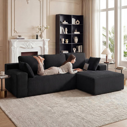 GRUSIGN Cloud Sectional Couch - Modular L-Shaped Sofa