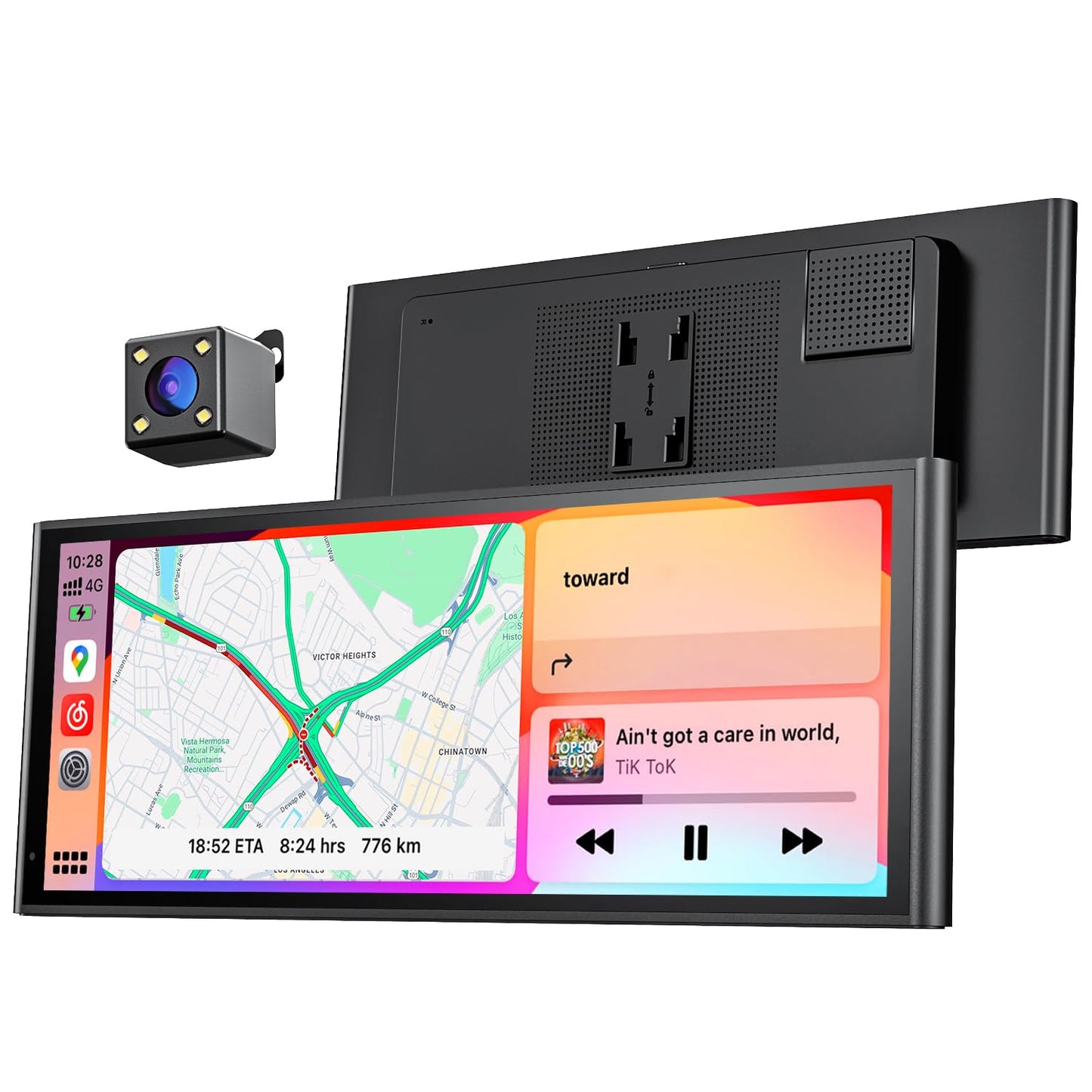 KRUNIA 9.26" Wireless CarPlay Screen with Bluetooth & GPS