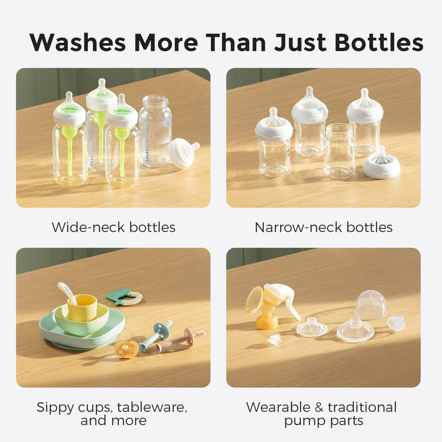 MOMCOZY KleanPal Pro Baby Bottle Washer & Sterilizer