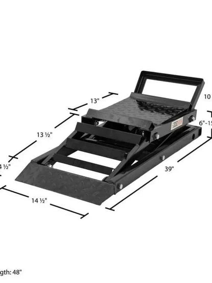 Black Widow Hydraulic Car Lift with Ramp – 3,000 lb. per pair Capacity sgtnighsdesigns