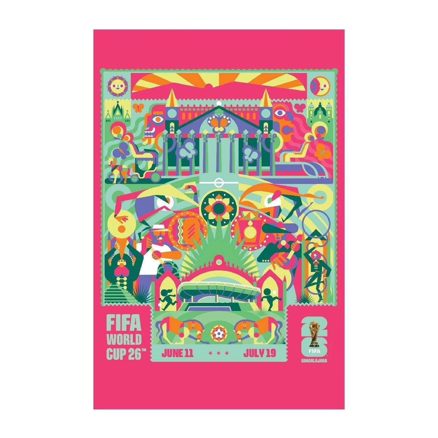 FIFA World Cup 2026™ Guadalajara Host City Poster