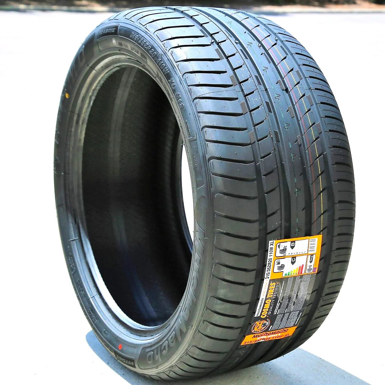 One set of four (four) 315/35R20 ZR 110W A/S performance tires