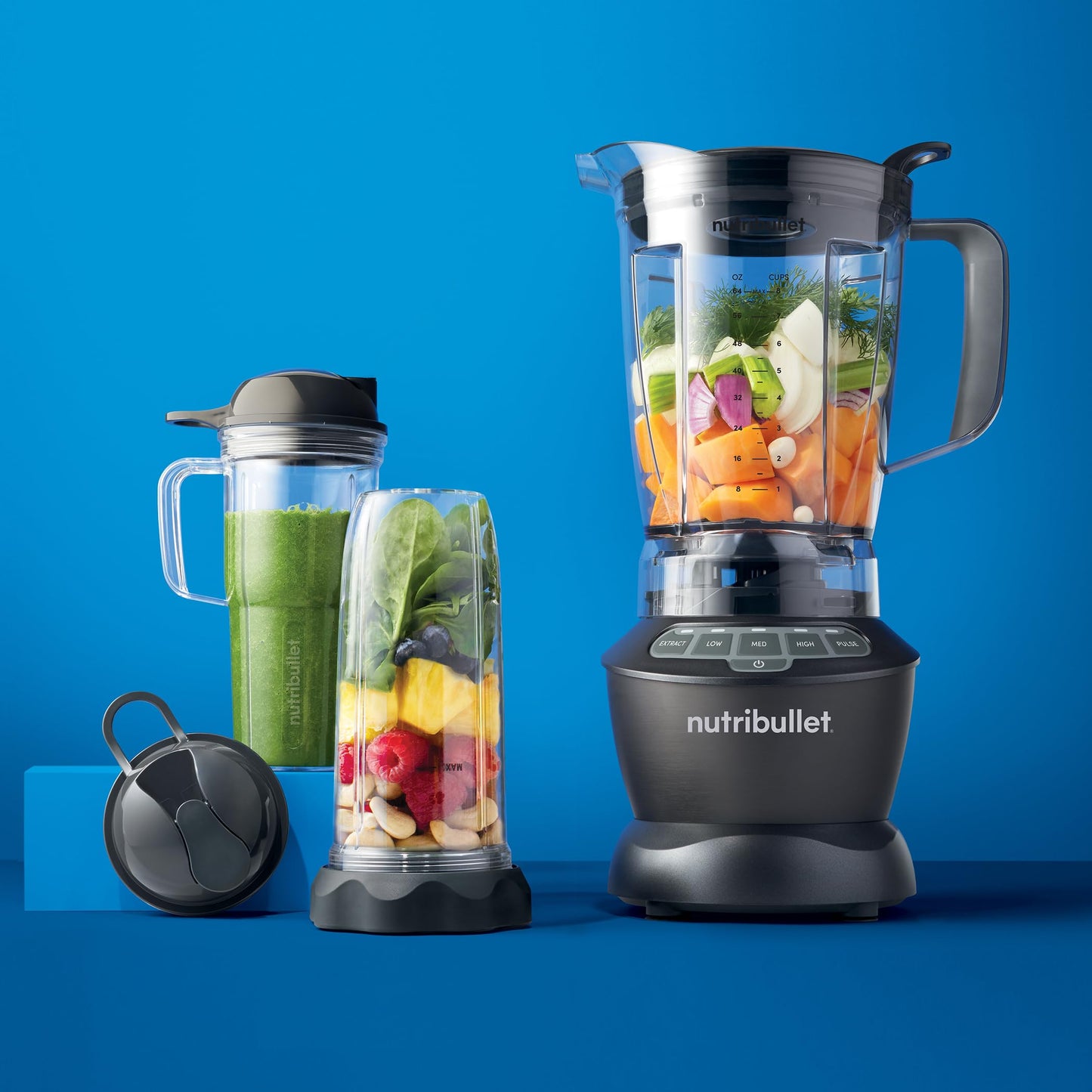 NUTRIBULLET Full-Size Blender Combo 1200W - Dark Gray