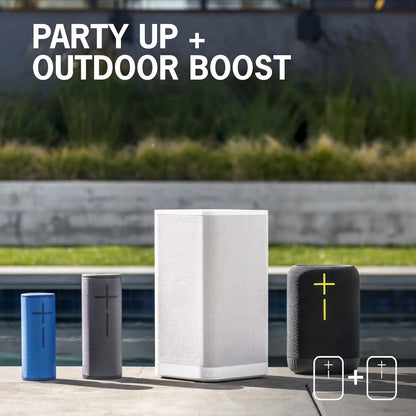 Portable Wireless Bluetooth Speaker, Heavy Bass, 360° Sound, IP67 Waterproof, 17 Hour Battery - Carbon Black