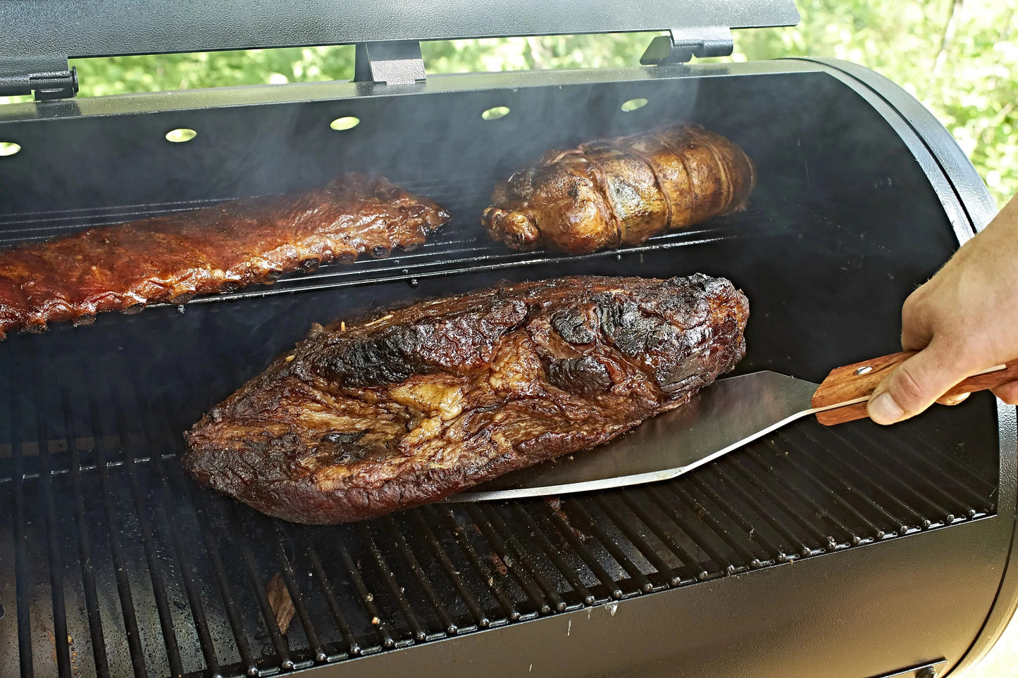 Pit Boss 700FB Wood Fired Pellet Grill with Flame Broiler, 700 Sq. In. Cooking Space