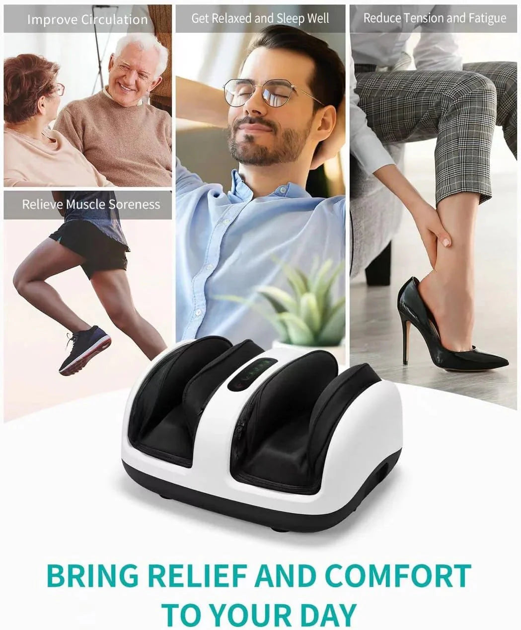 Foot Massager, Shiatsu Foot and Calf Massager