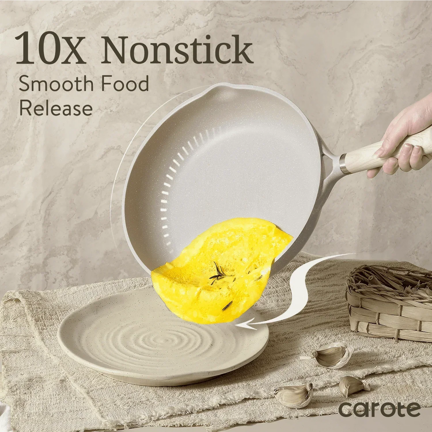 Carote Induction Kitchen Cookware Sets