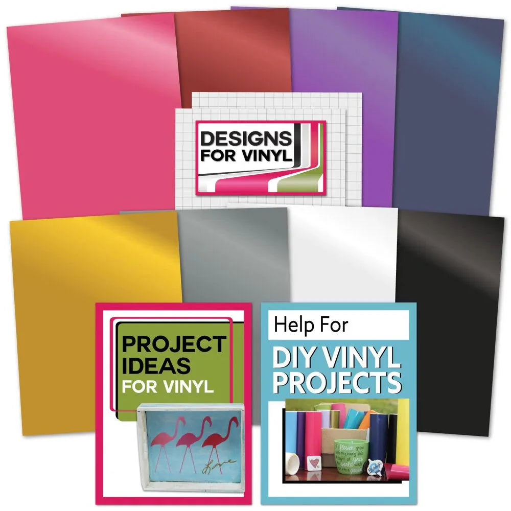 Cricut Explore Air 2 Machine Bundle Beginner Guide, Tool Kit, Vinyl Pack, Designs & Project Inspiration