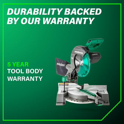 METABO HPT 10-Inch Compound Miter Saw with Xact Cut Precision