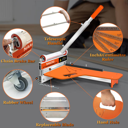 NAACOO NAACOO 13” Vinyl Floor Cutter for Laminate & LVP