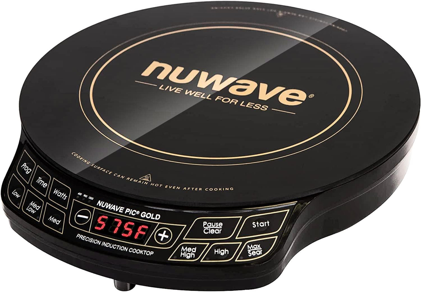Nuwave Gold Precision Induction Cooktop, Powerful with Large 8 Heating Coil