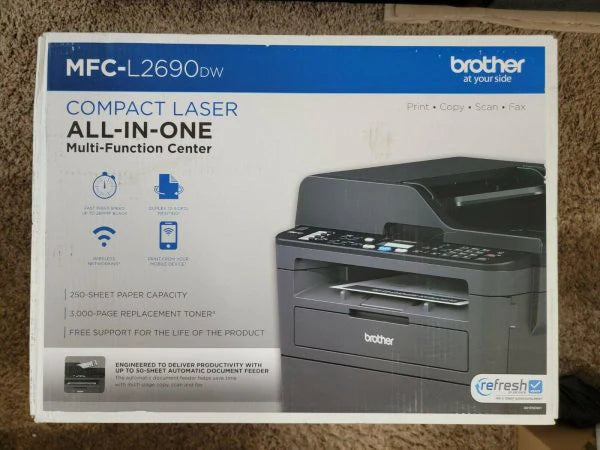 Brother MFC L2690DW Monochrome Laser All In One Printer FREE FAST !!