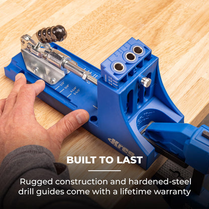 KREG K4 Pocket Hole Jig - Adjustable Drill Guides for Strong Joints