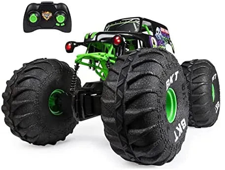 Monster Jam, Official Mega Grave Digger All-Terrain Remote Control Monster Truck with Lights sgtnighsdesigns