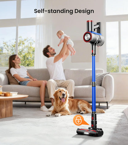 NADALY Cordless Vacuum Cleaner 550W 65Min Lightweight 8-in-1