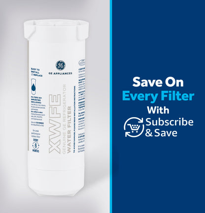GE XWFE Refrigerator Water Filter - Lead & Impurities Reduction